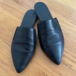 Jenni Kayne Black Leather Mules